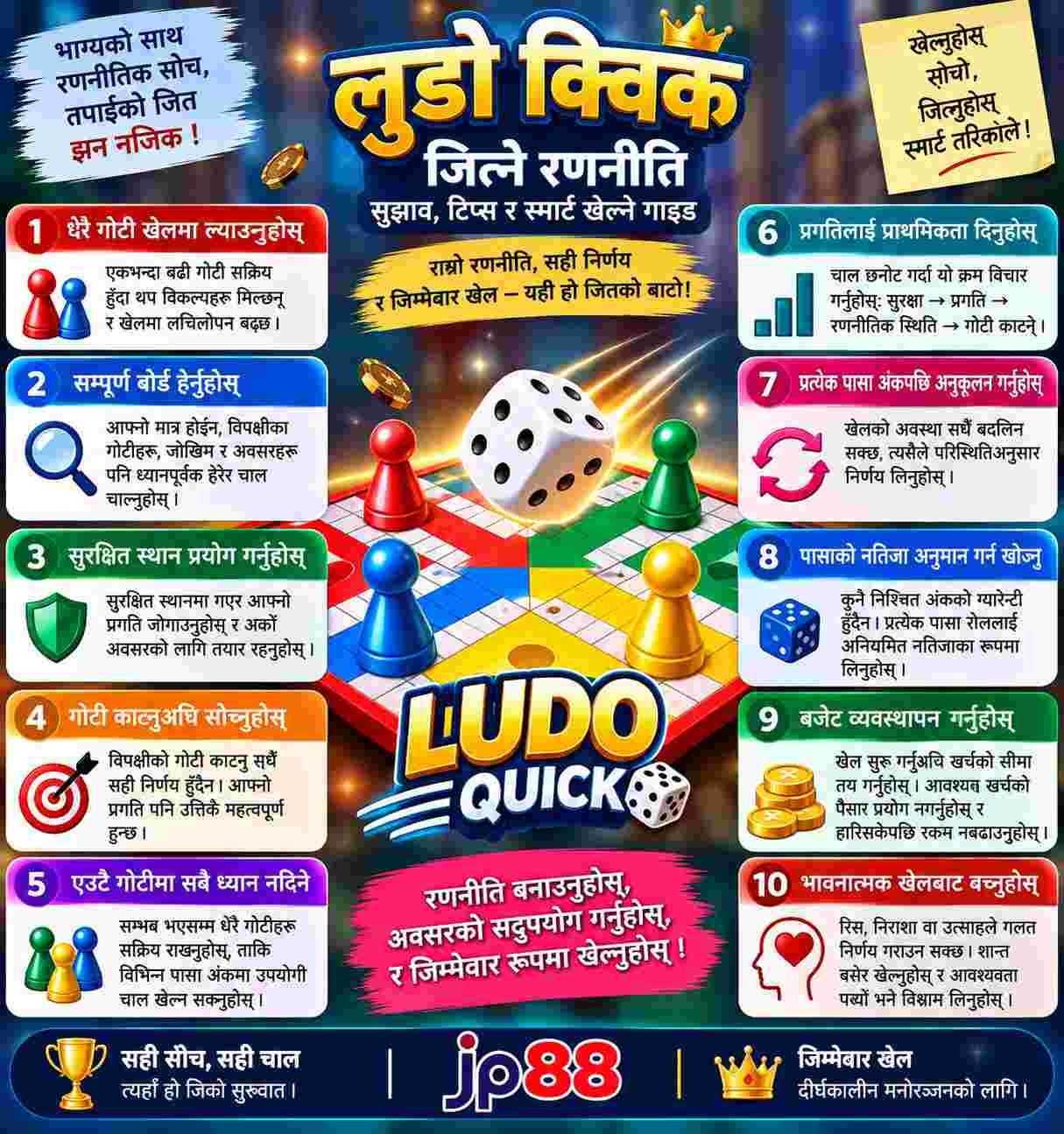 Ludo King जित्ने रणनीति: सुझाव, टिप्स र स्मार्ट खेल्ने गाइड